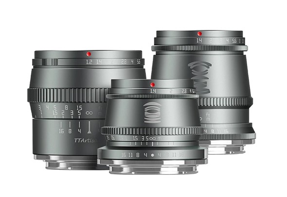 TTArtisan, 17mm F1.4, 35mm F1.4 ve 50mm F1.2 APS-C prime lenslerinin titanyum grisi versiyonlarını piyasaya sürüyor TTARTISAN