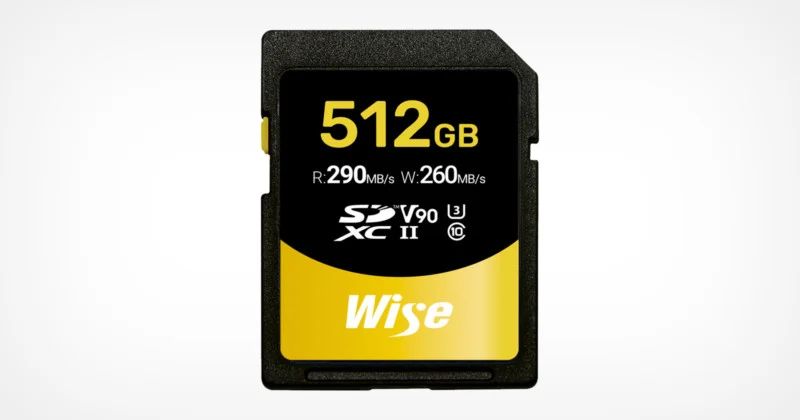 Wise, Dünyanın İlk 512GB V90 UHS-II SD Kartını Tanıttı! Fotoğraf Haber