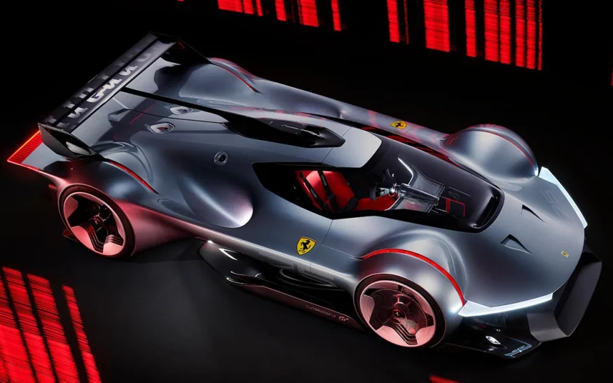 Ferrari'nin Vision hibrit yarış otomobili 23 Aralık'ta 'Gran Turismo 7' ile geliyor! Fotoğraf Haber