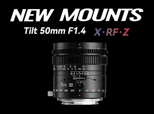 TTArtisan, 199 dolarlık 50mm F1.4 Tilt lensinin Canon RF, Fujiflm X ve Nikon Z mount versiyonlarını ekliyor! Fotoğraf Haber