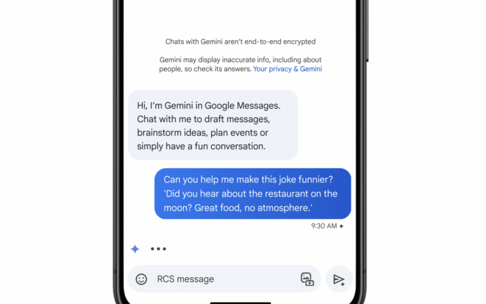 Google, Gemini'yi Mesajlar'a getiriyor ve Android Auto için yapay zeka metin özetleri ekliyor! GOOGLE